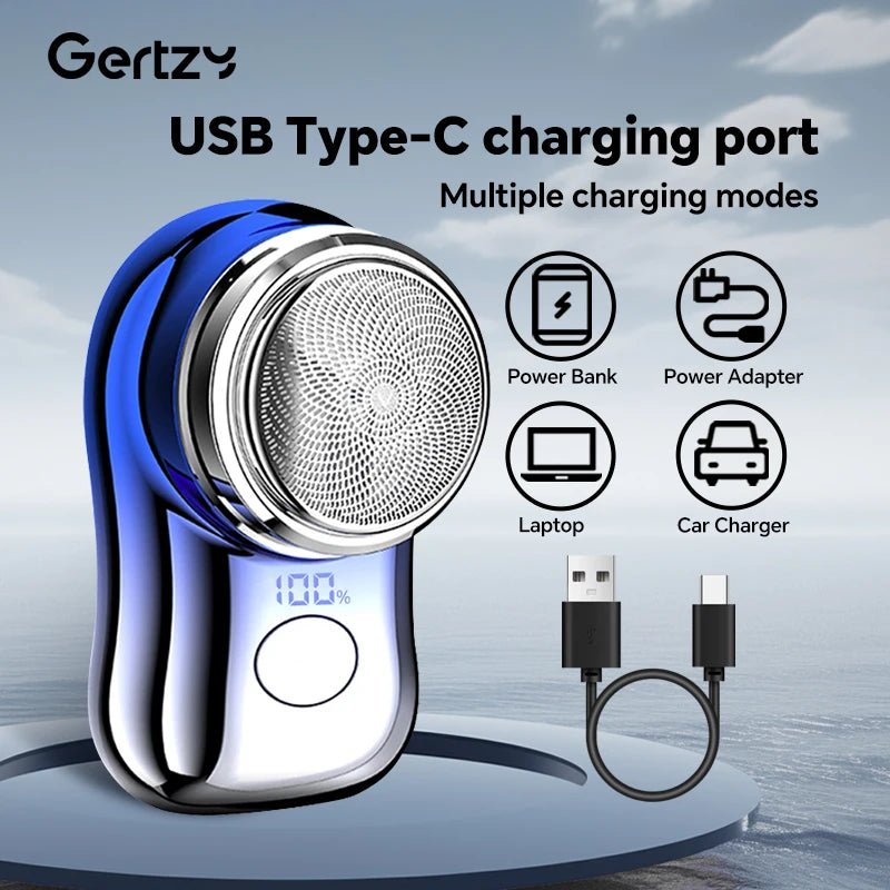 Mini Barbeador Elétrico Portátil