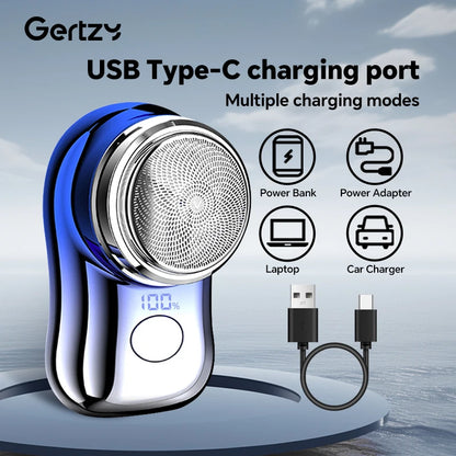 Mini Barbeador Elétrico Portátil