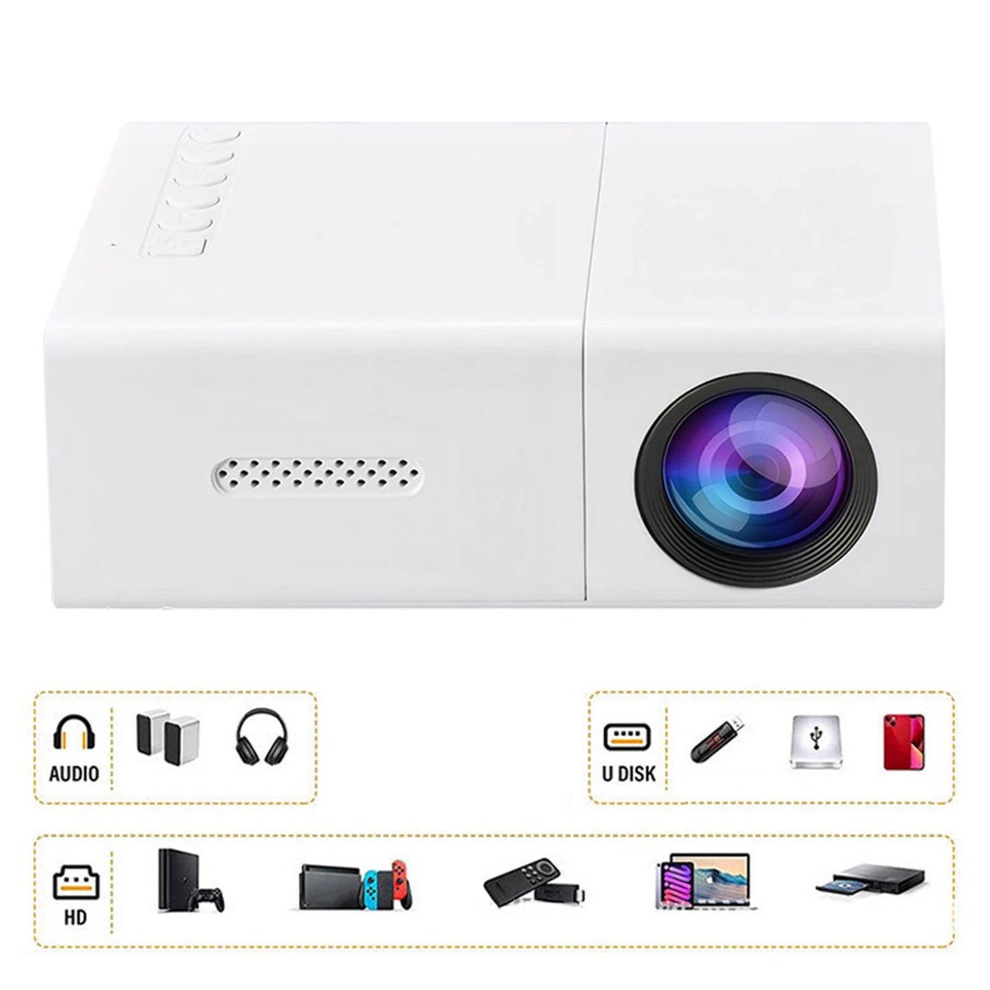 Projetor Portátil Led 1080p